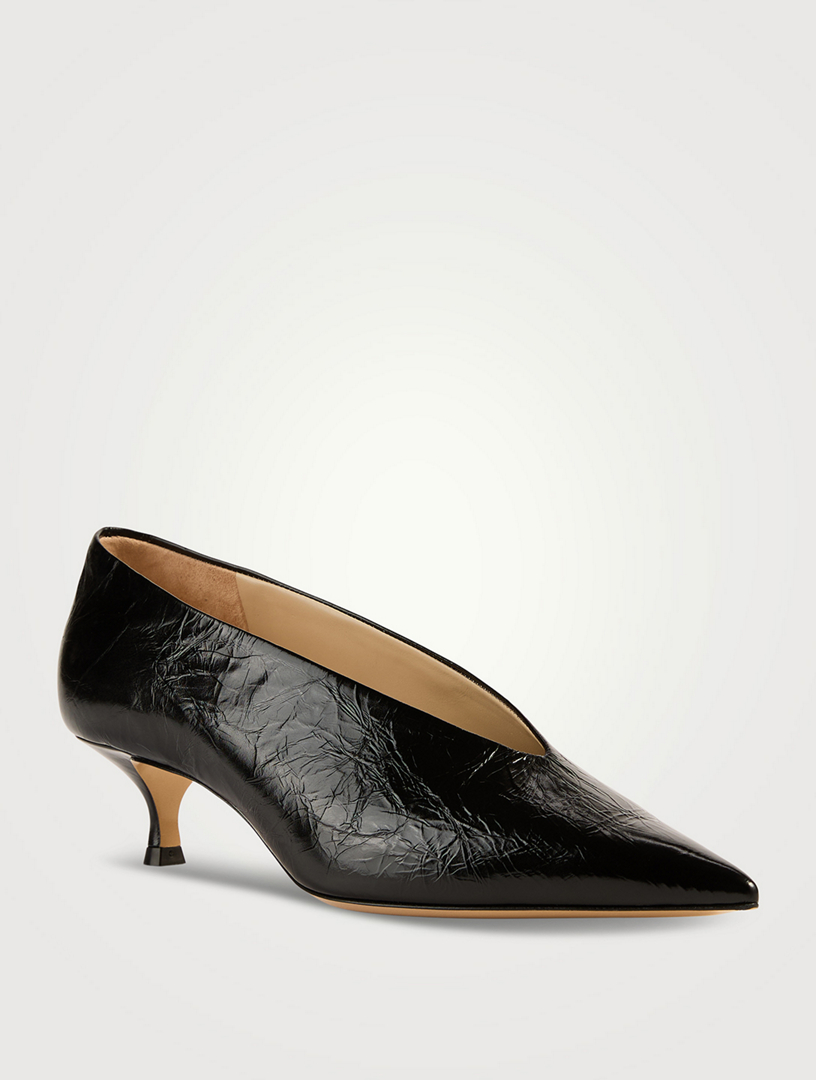 Babouche Leather Pumps