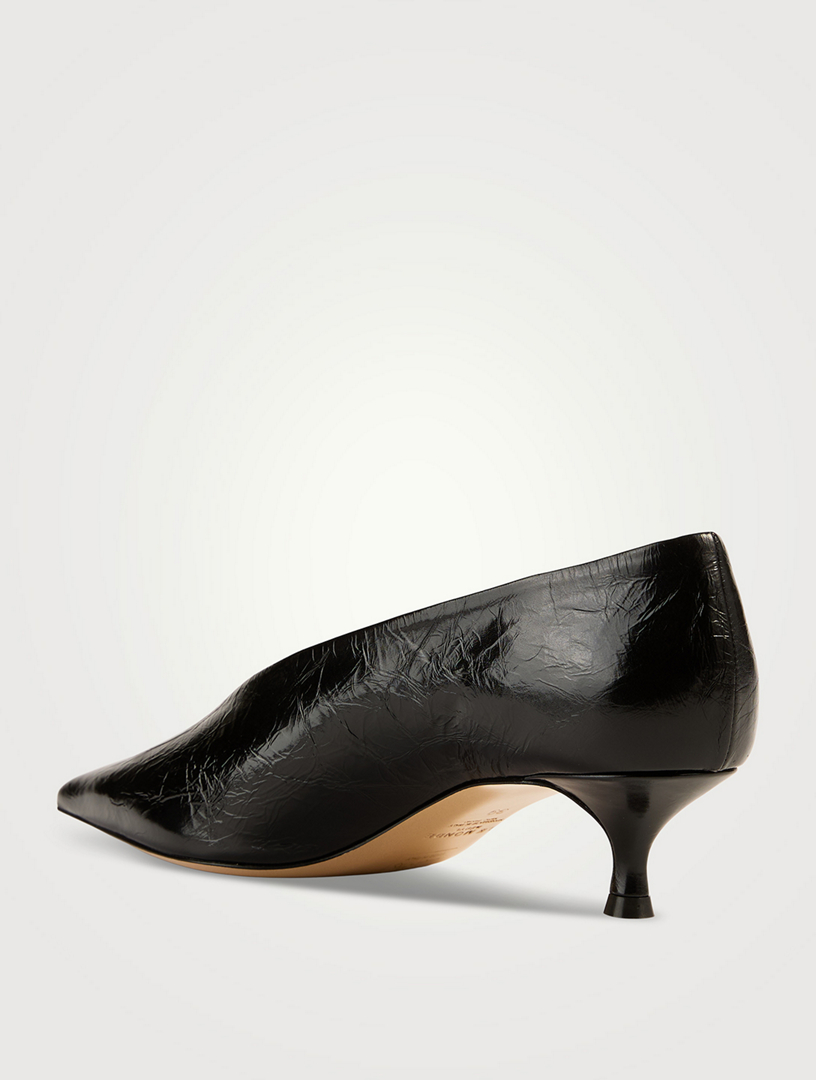 Babouche Leather Pumps