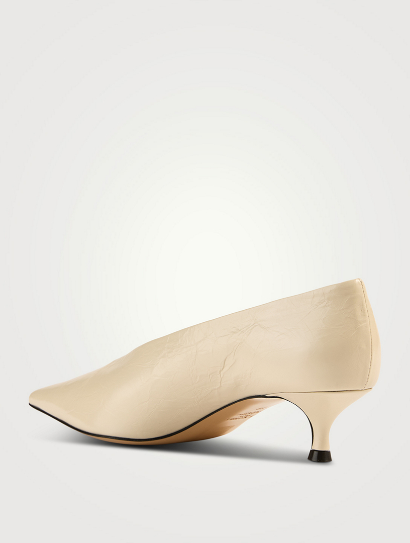 Babouche Leather Pumps