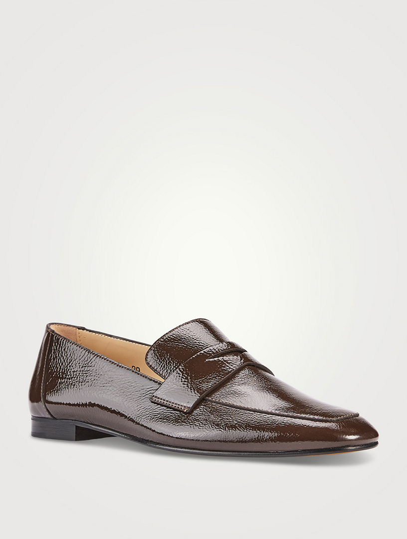 Soft Patent Leather Penny Loafers
