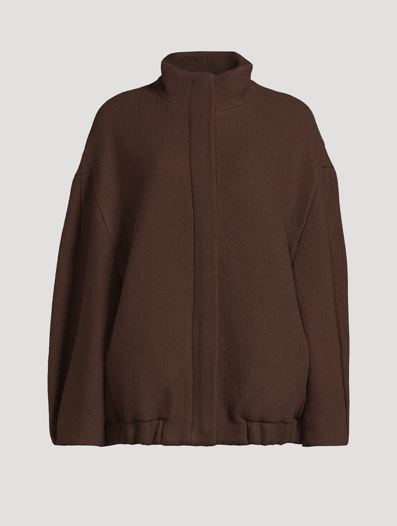 DRIES VAN NOTEN Voles Brushed Wool Jacket | Holt Renfrew