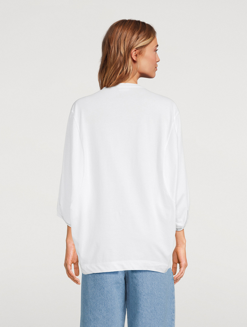 DRIES VAN NOTEN Herissa Organic Cotton T-Shirt | Holt Renfrew