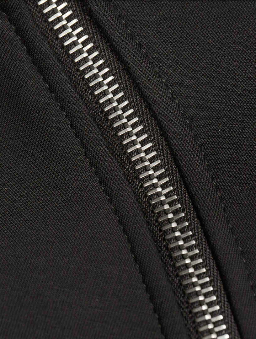 Zip Collar Oversized Sweatshirt
