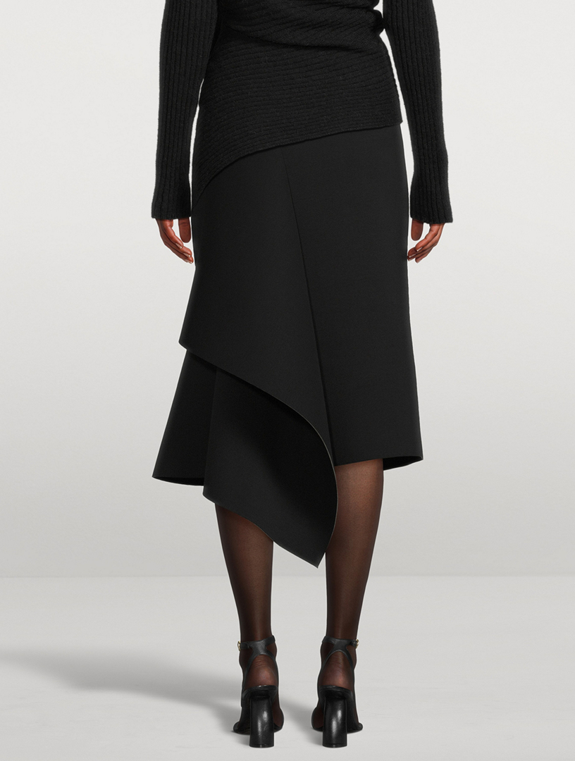 Neoprene Midi Skirt