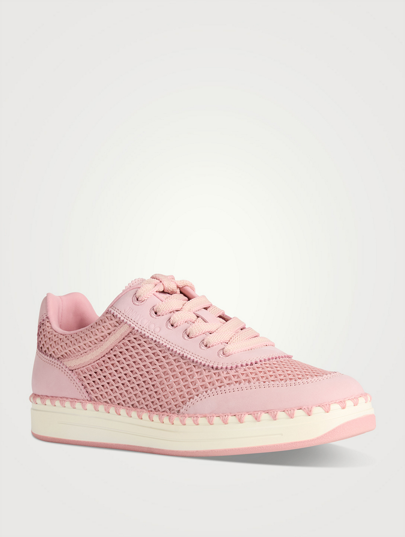 Rimini Mesh And Leather Sneakers