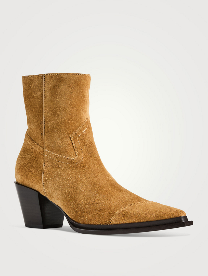 Cece Suede Western Boots