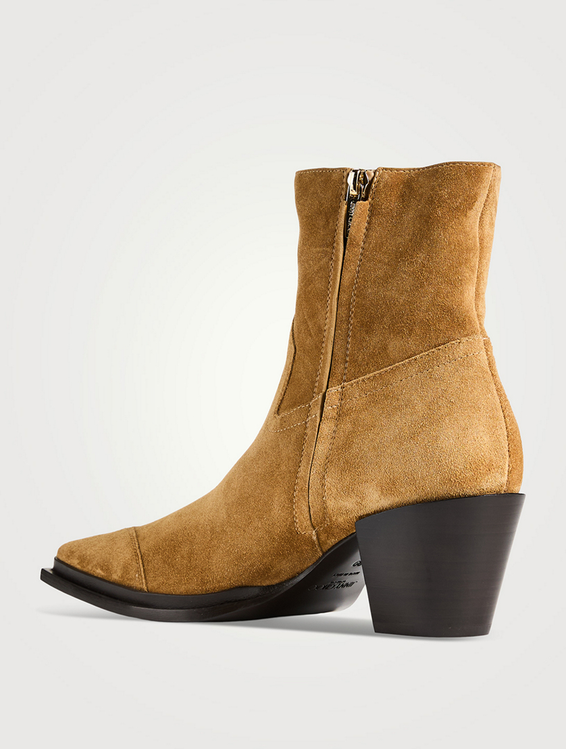 Cece Suede Western Boots