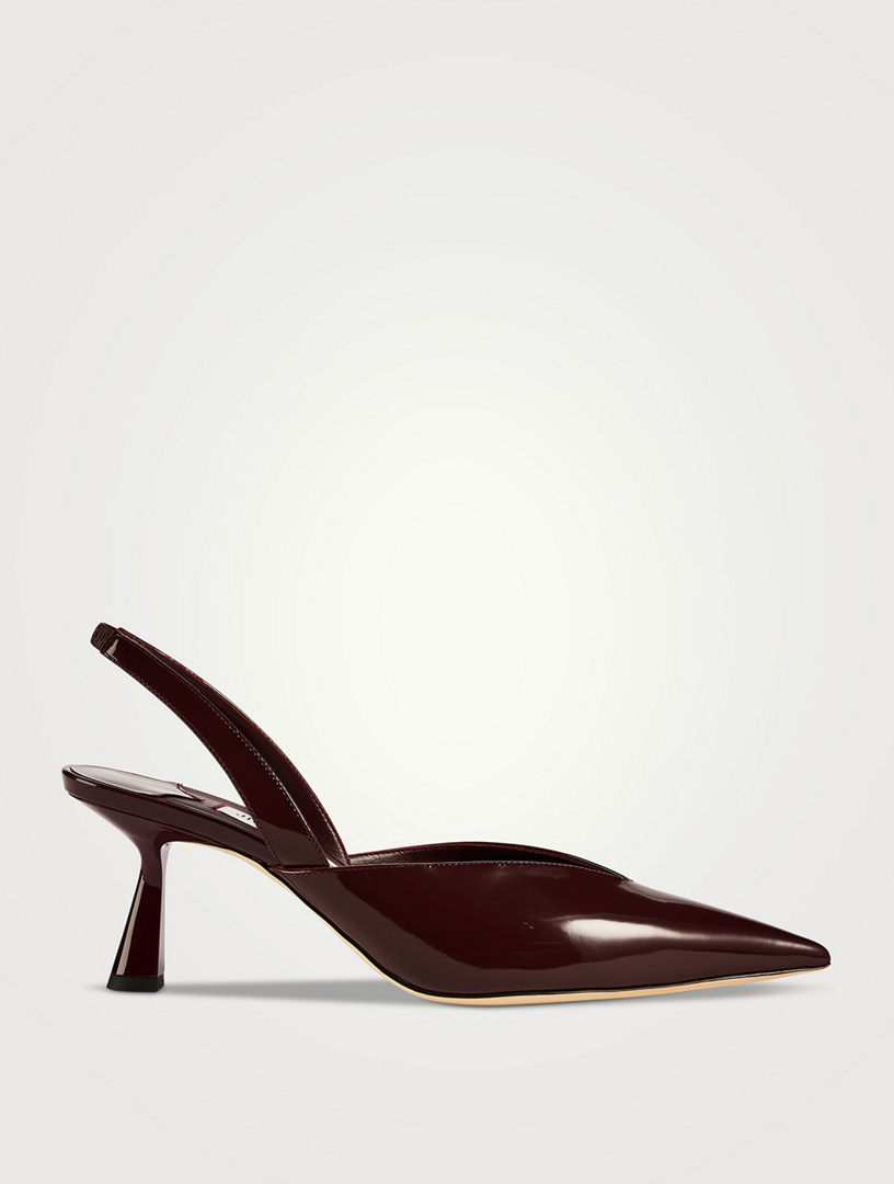 Maryanne Patent Leather Slingback Pumps