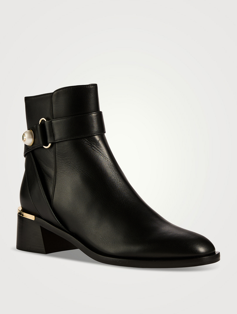 Noor Leather Ankle Boots