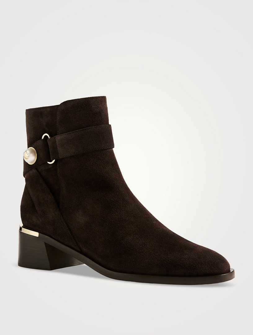 Noor Suede Ankle Boots