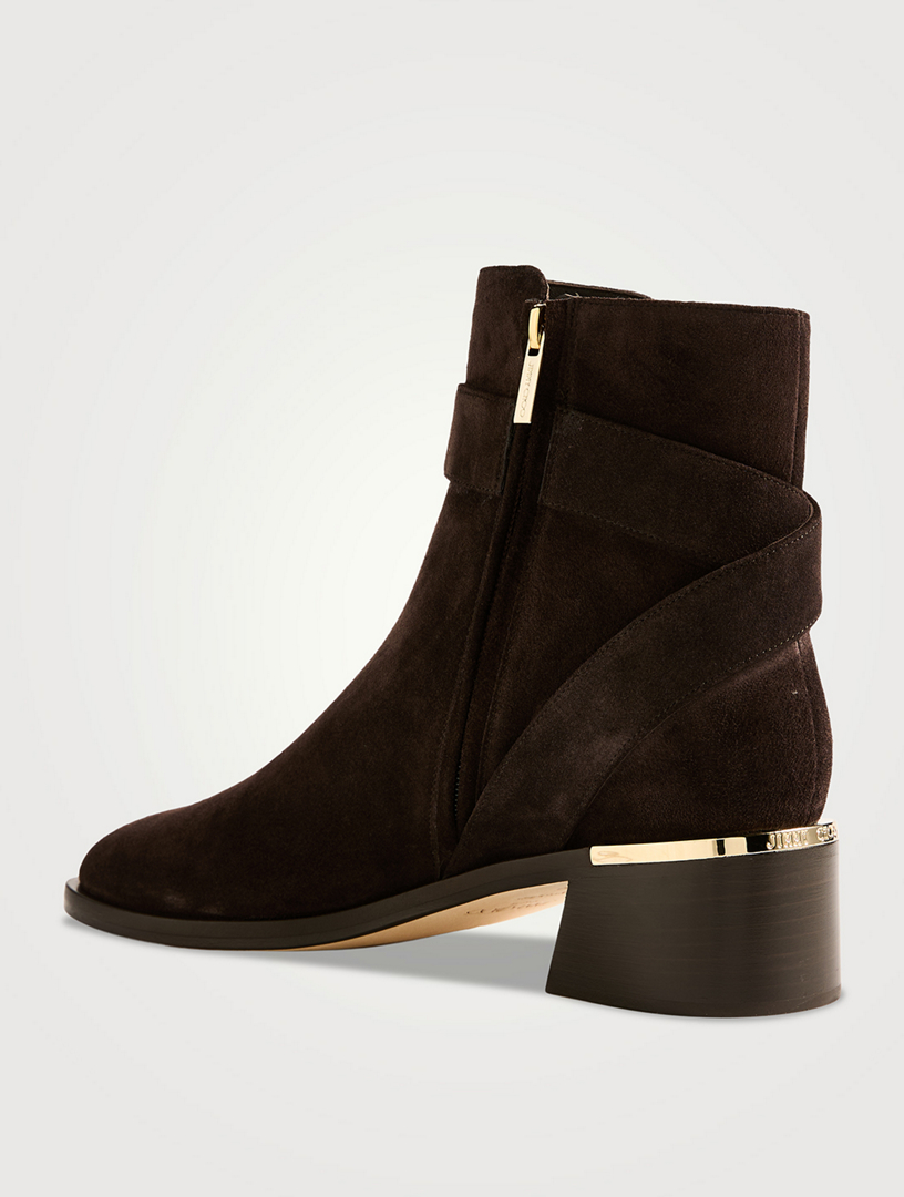 Noor Suede Ankle Boots