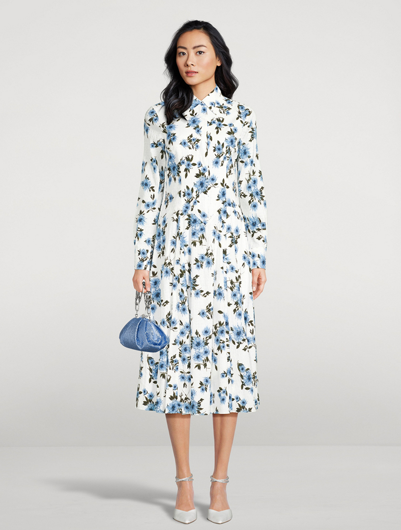 Jancine Shirt Dress Dahlia Print