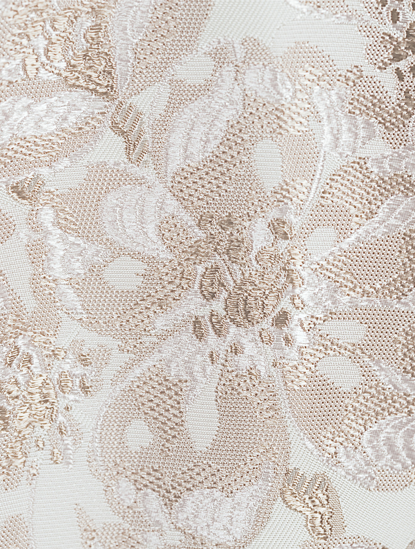 Blossom Jacquard Cigarette Trousers