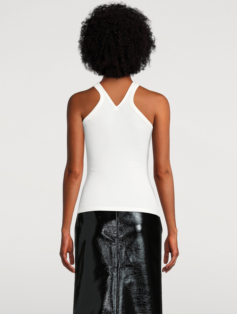 Crisscross Ribbed Tank Top