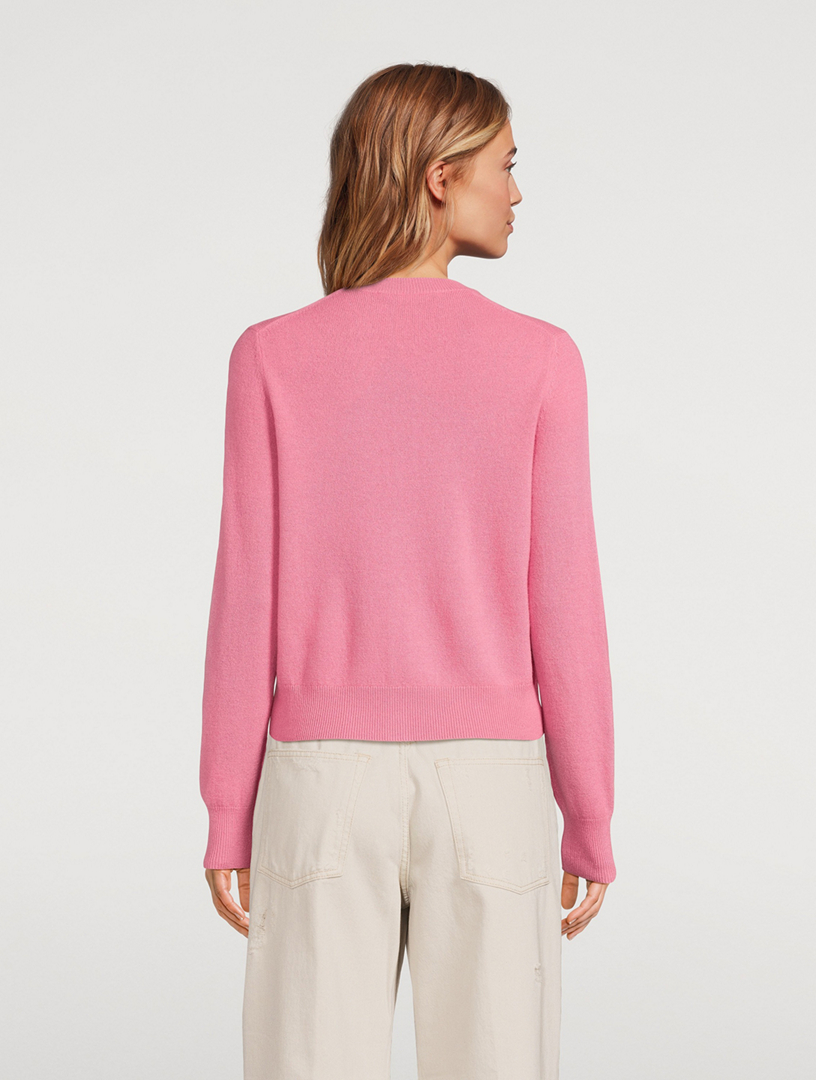 Crystal Face Wool Cardigan