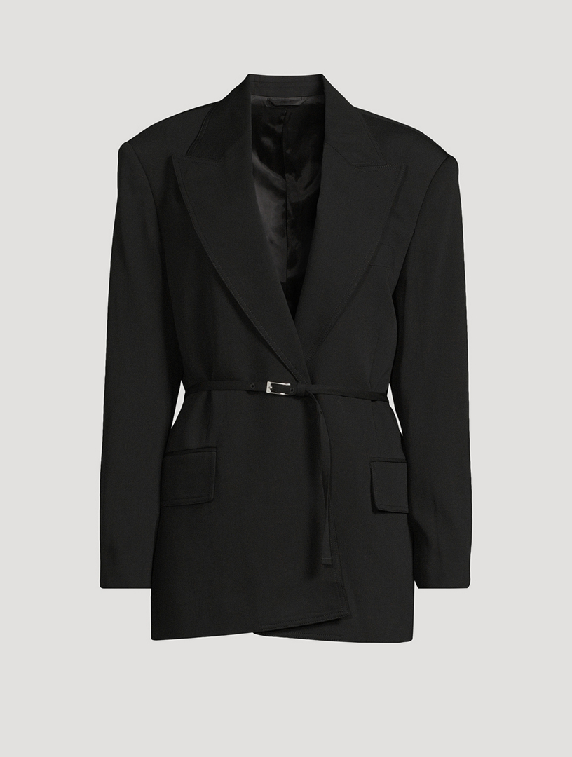 Acne black blazer best sale