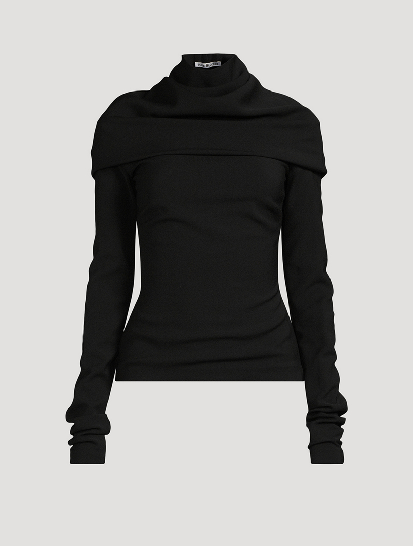 ACNE STUDIOS Draped Blouse Holt Renfrew