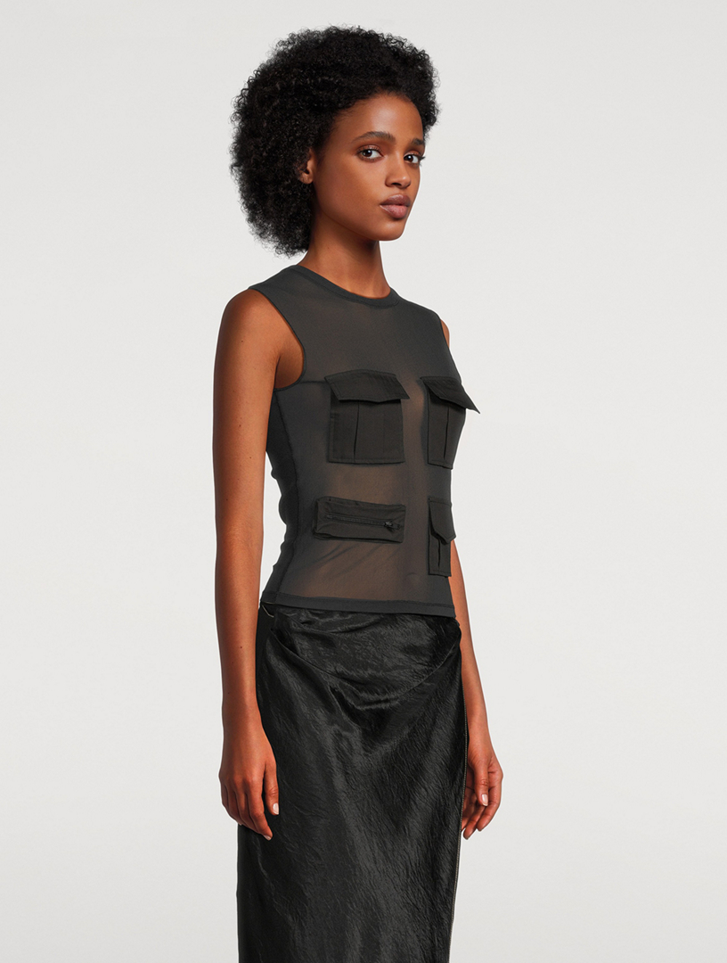 Mesh Cargo Top