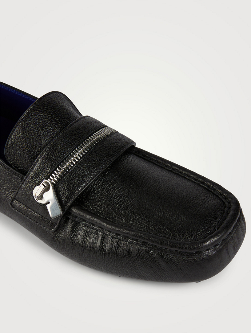 Leather Motor Loafers