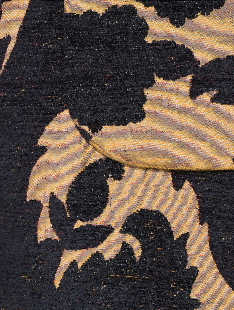 Floral Jacquard Coat