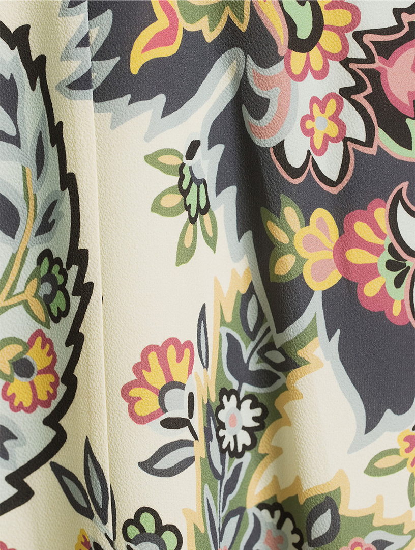 Midi Skirt Paisley Print