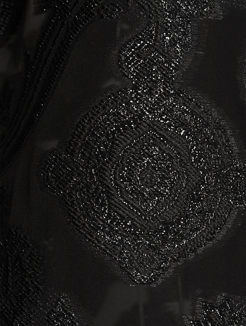 Paisley-Embroidered Shirt