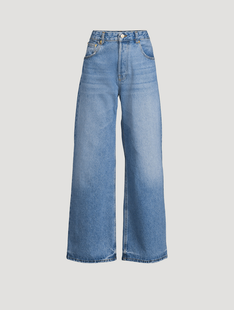Le de-Nîmes Wide-Leg Jeans