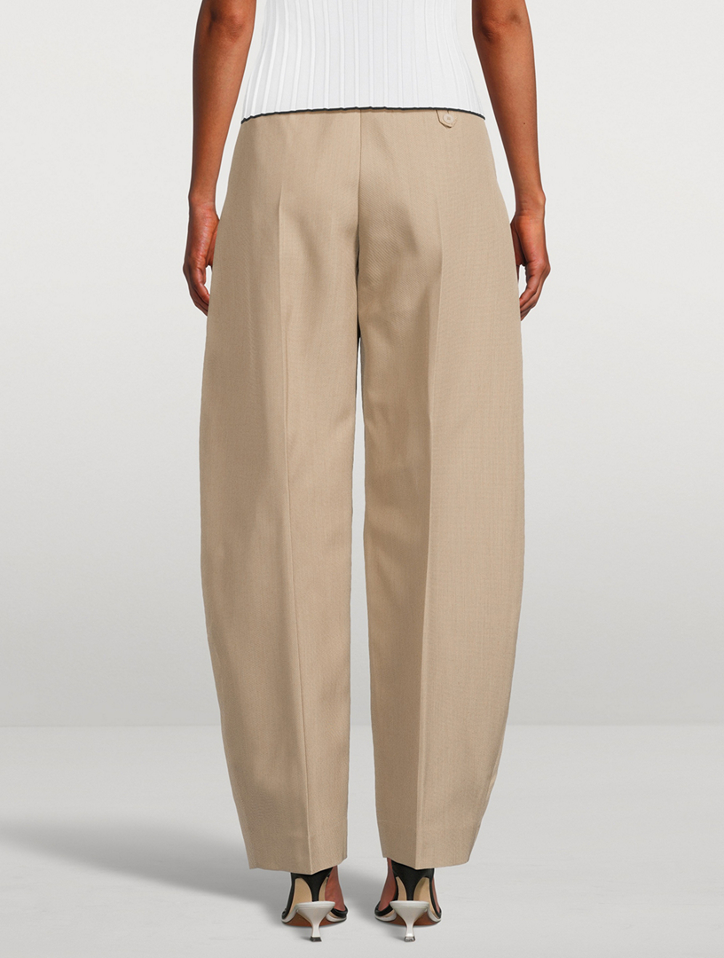 Le Pantalon Ovalo Barrel-Leg Trousers