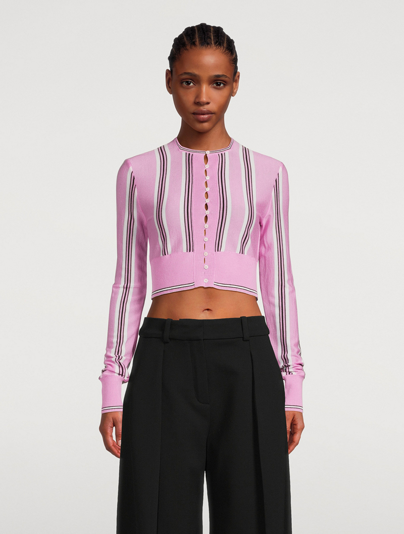 JACQUEMUS The Spiaggia Striped Cardigan Holt Renfrew