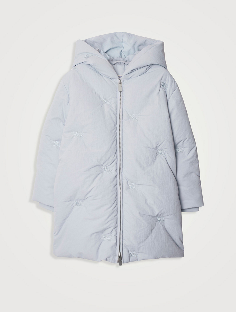 Belted down puffer coat best sale