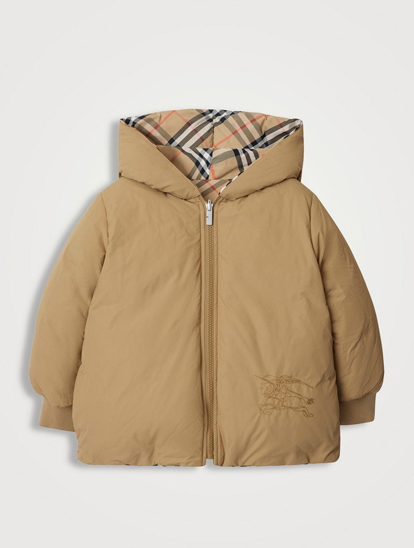 Reversible Check Down Jacket