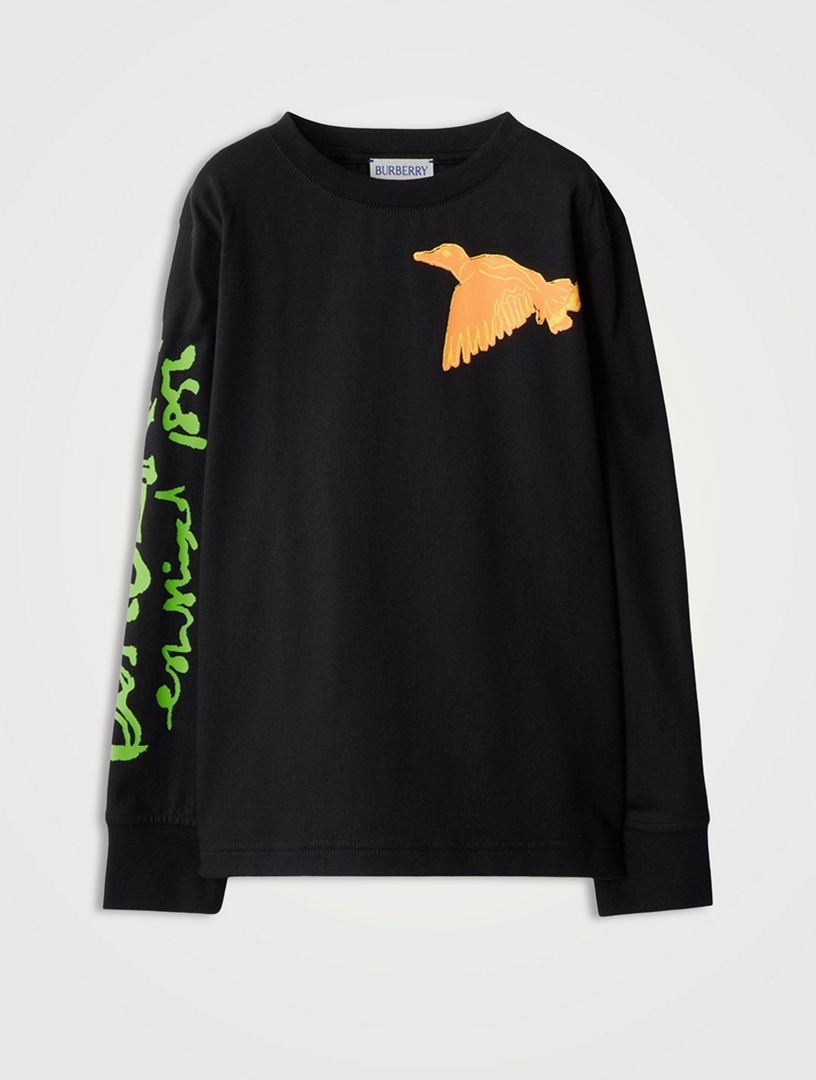 Duck Print Long-Sleeve T-Shirt