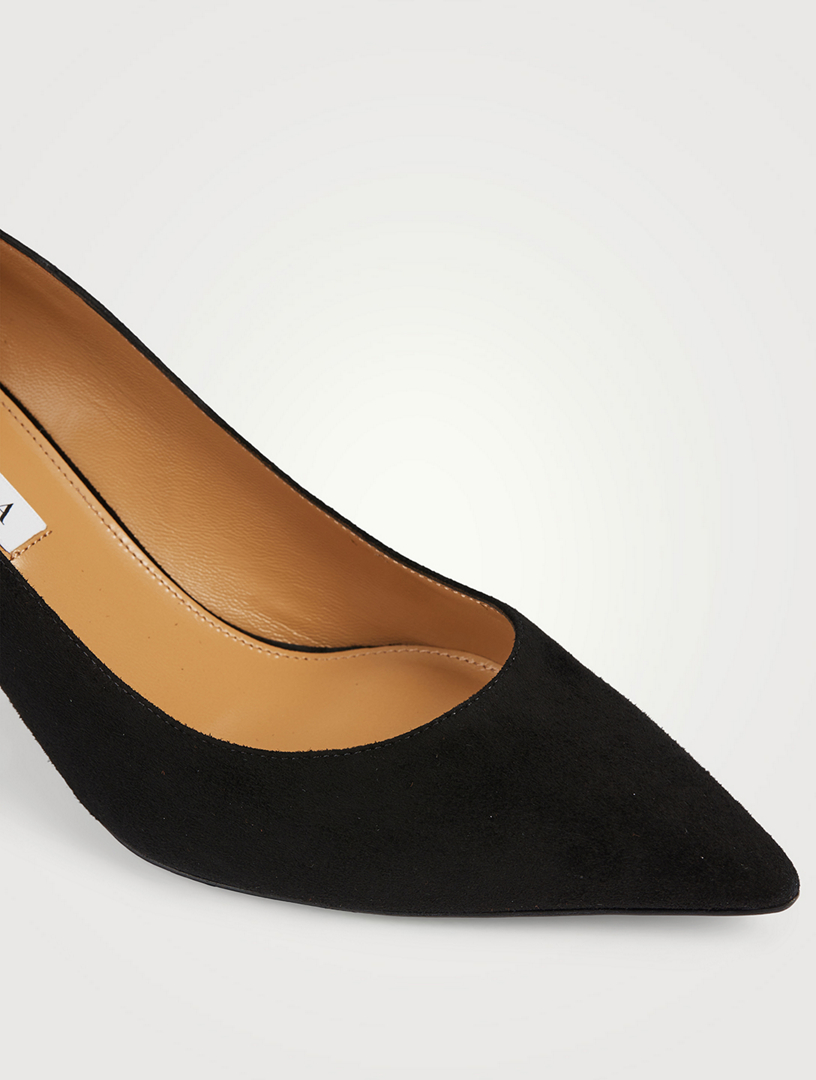Purist Suede Pumps