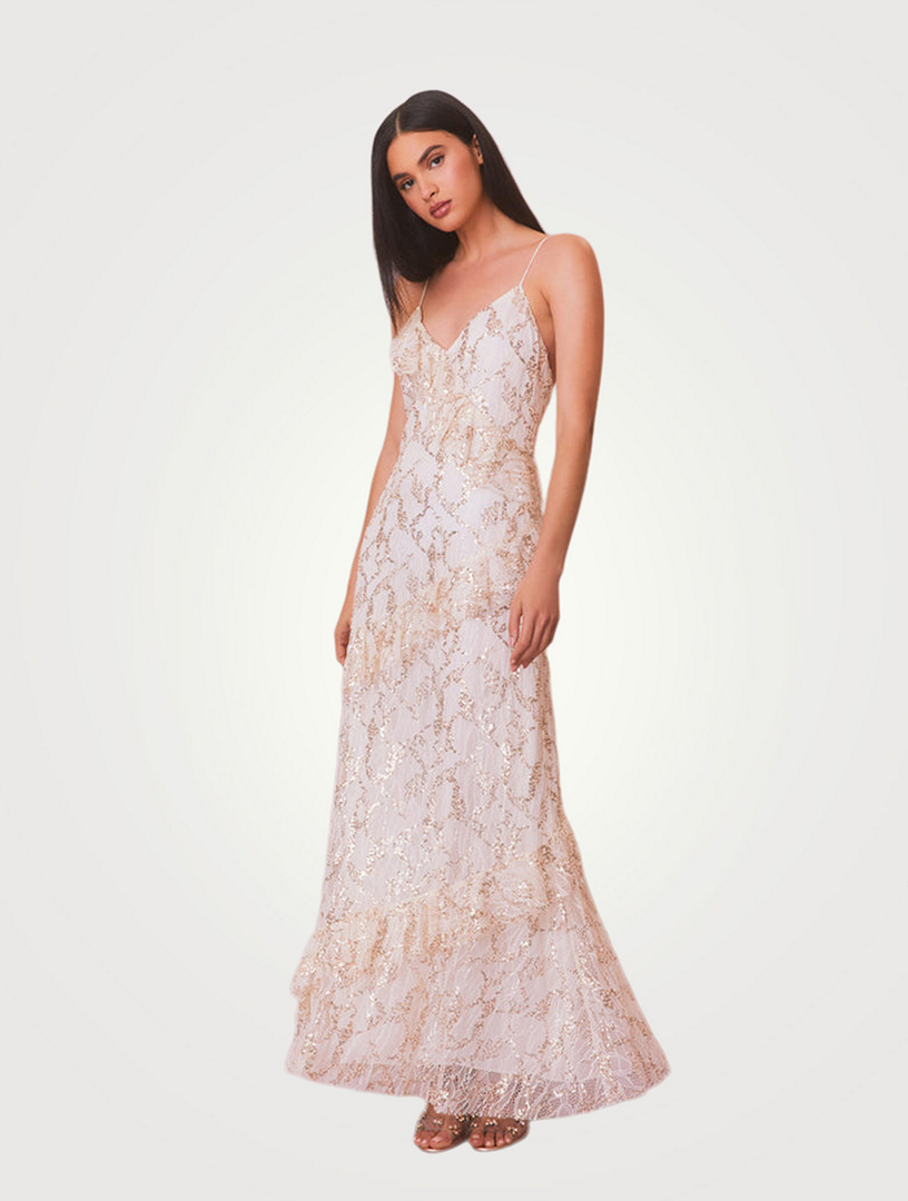 Kareen Chantilly Lace Maxi Dress