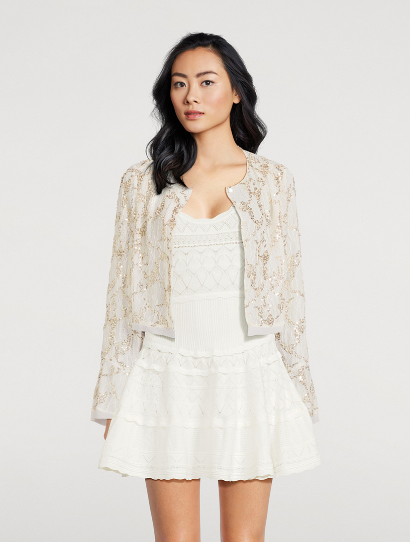 Lyndon Sequin Lace Blouse