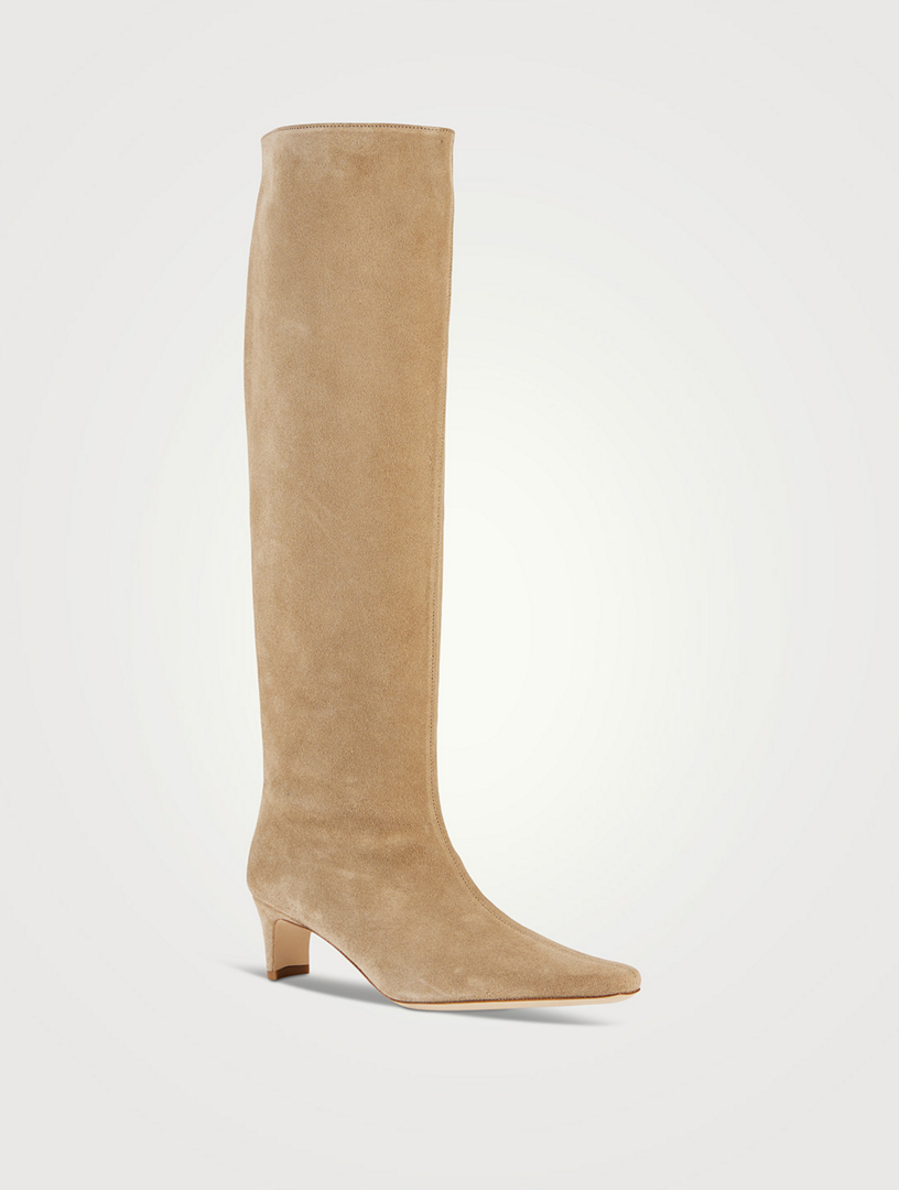 Wally Suede Knee-High Boots