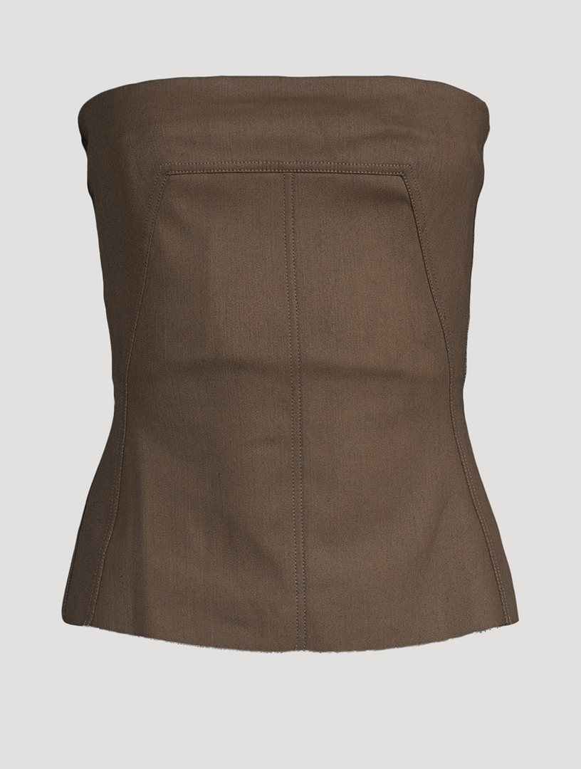 Porterville Stretch Denim Bustier