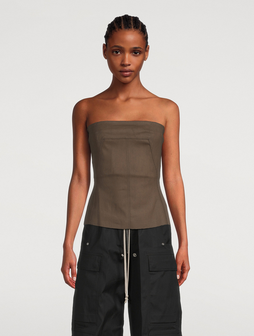 Porterville Stretch Denim Bustier
