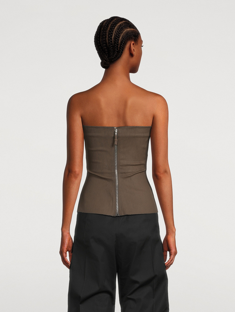 Porterville Stretch Denim Bustier