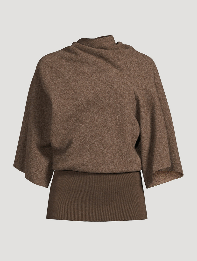 Porterville Draped Wool Top