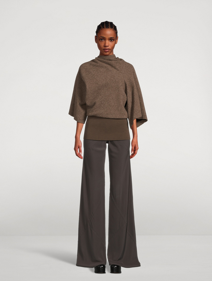 Lido Bias Crêpe Trousers
