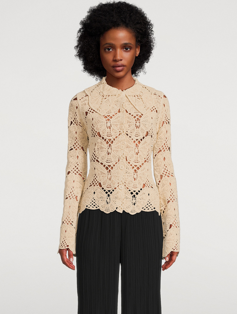 Gwenevere Crochet Shirt
