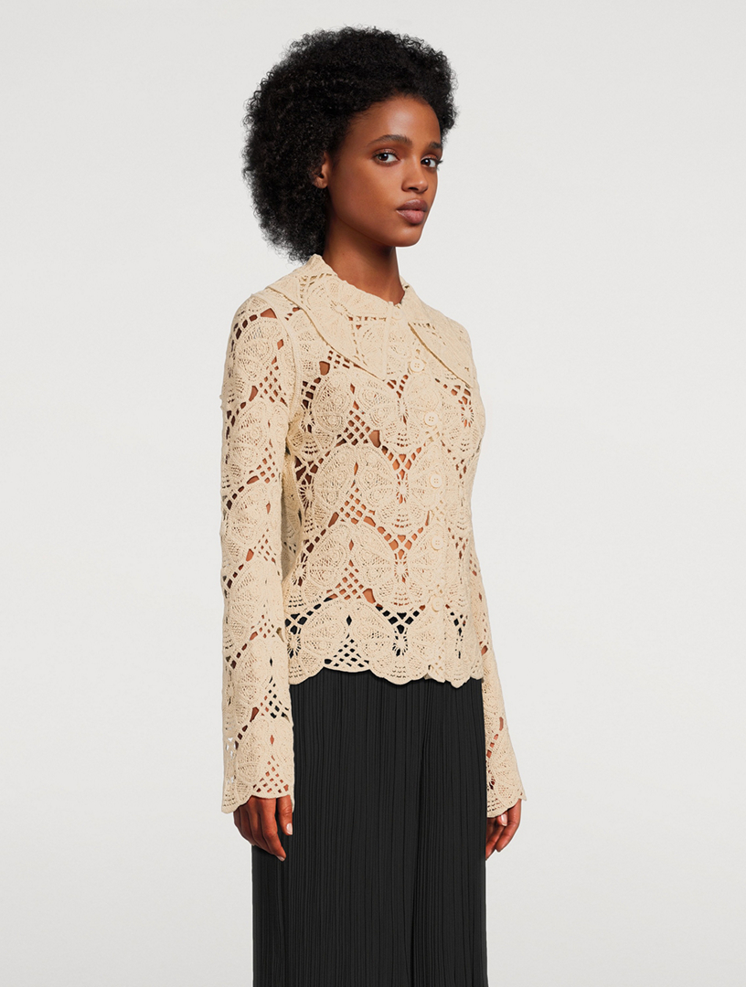 Gwenevere Crochet Shirt
