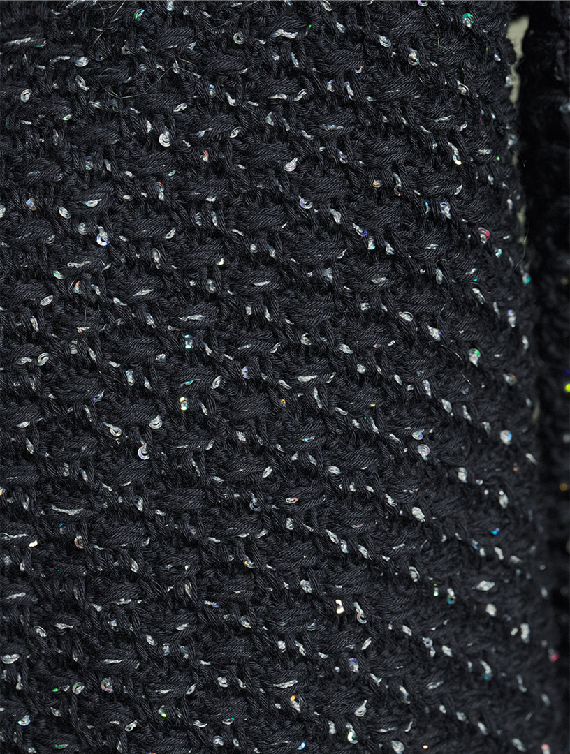 Sequin Tweed Jacket