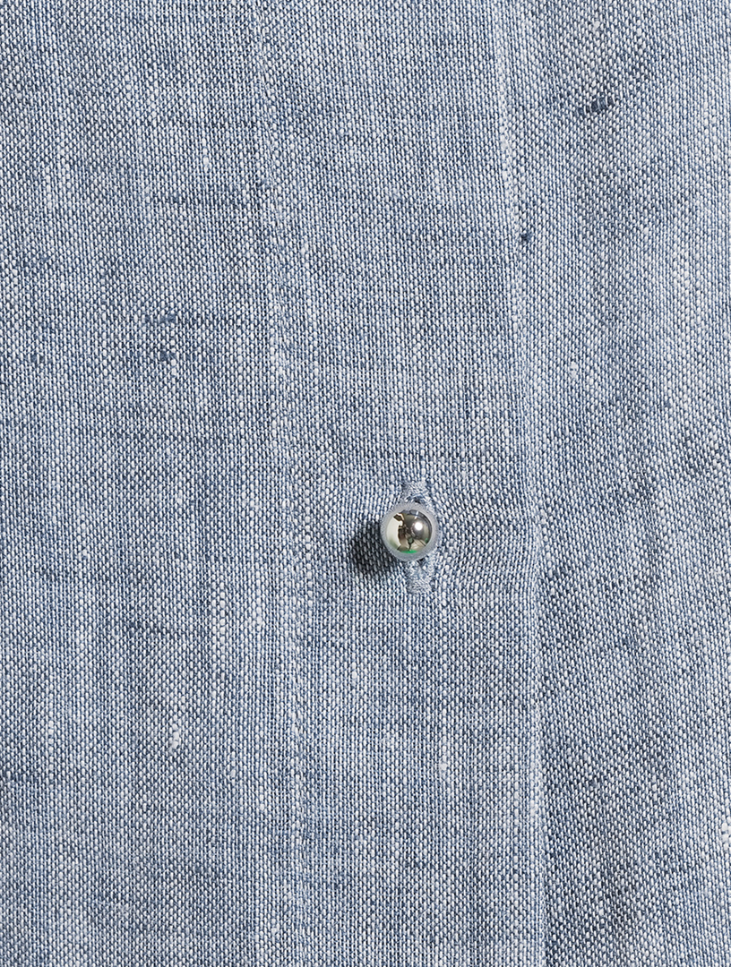 Cropped Chambray Shirt