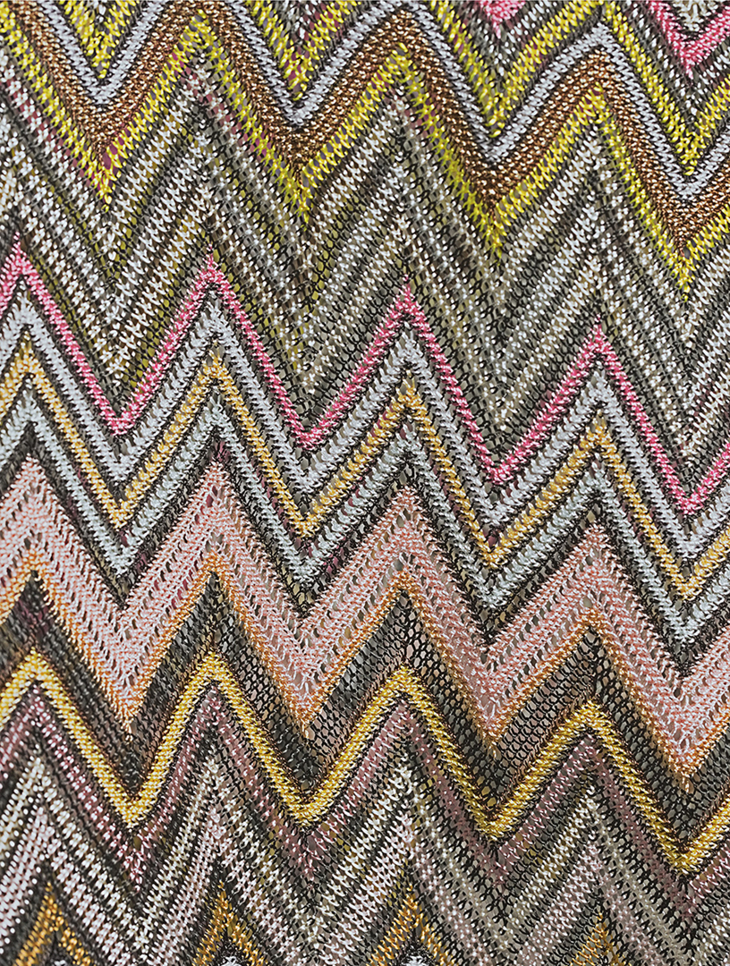 Raschel Shirt Zig Zag Print