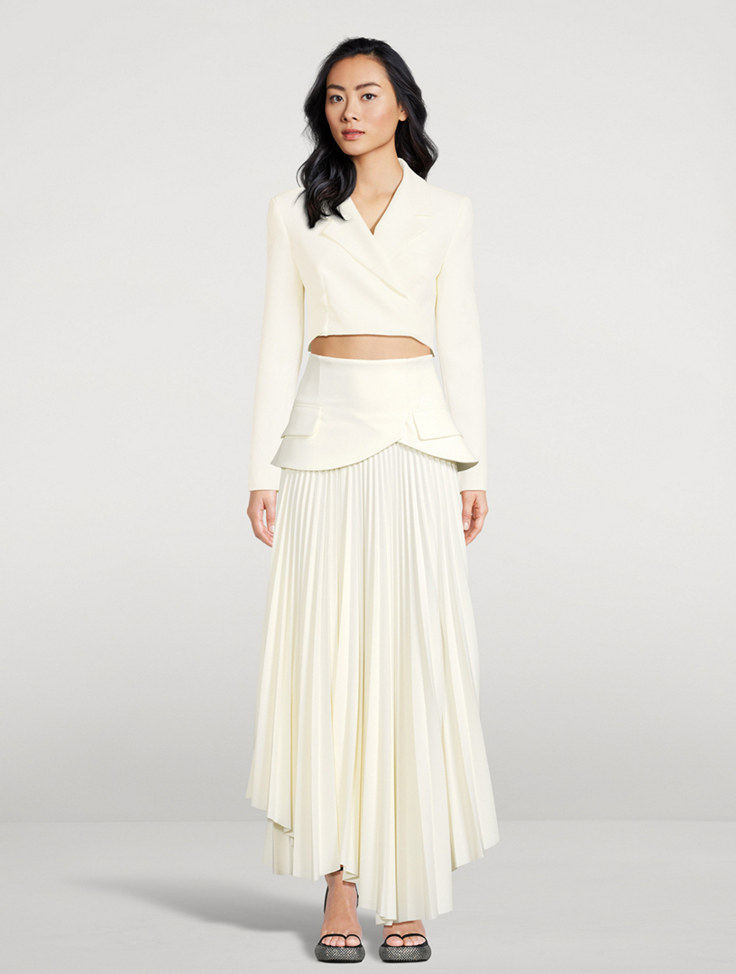 Crêpe Cropped Blazer