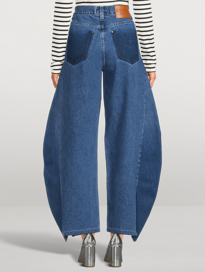 Rounded Upcycled Jeans