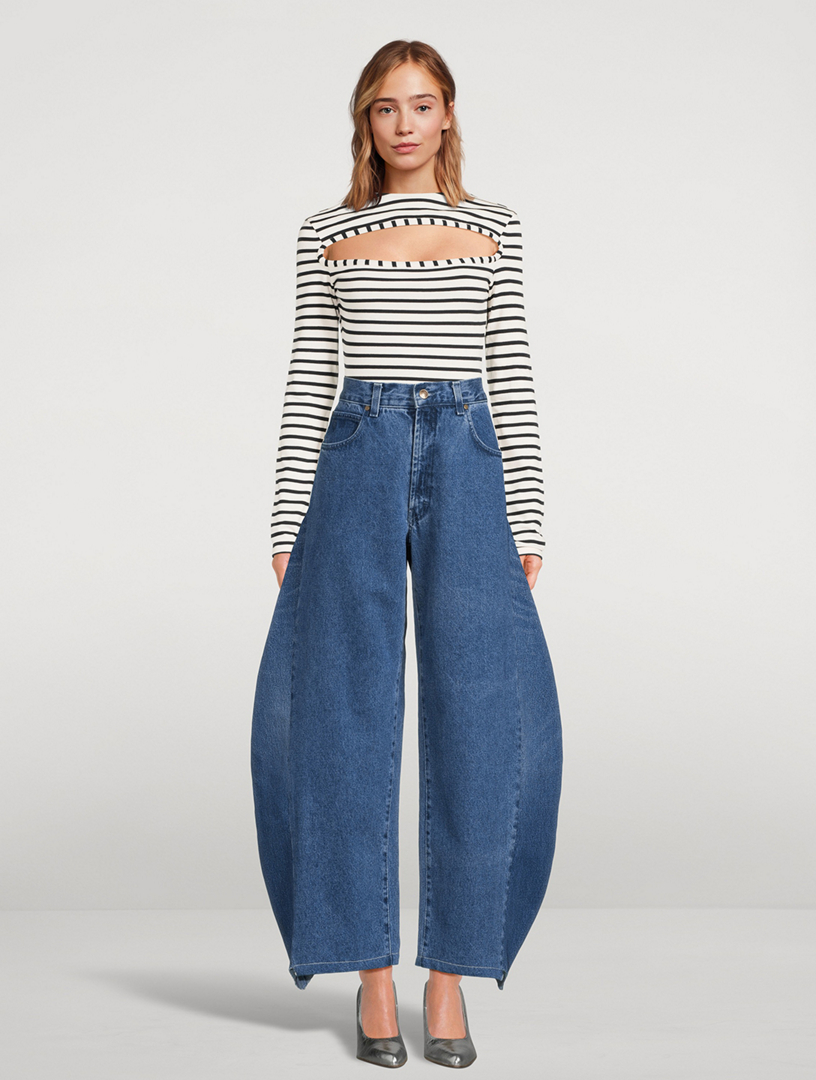Rounded Upcycled Jeans