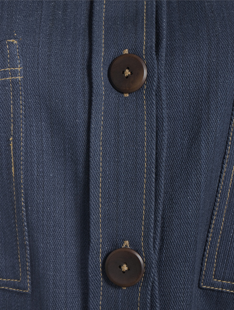 The Belted Denim Jacket